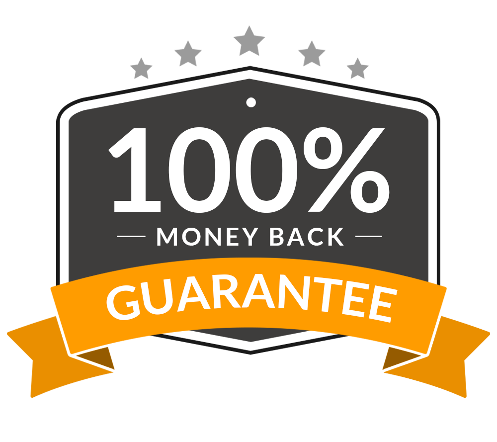100% Money Back Guarantee Image